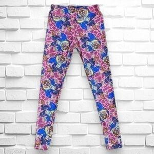 LuLaRoe Women’s One Size Disney Leggings • Beauty & The Beast Leisurewear NWOT